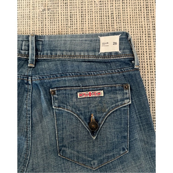 Hudson Low Rise Skinny Jeans Blue Denim Bleached - Picture 4 of 14